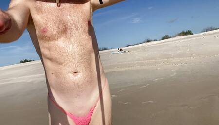 Panties at the beach