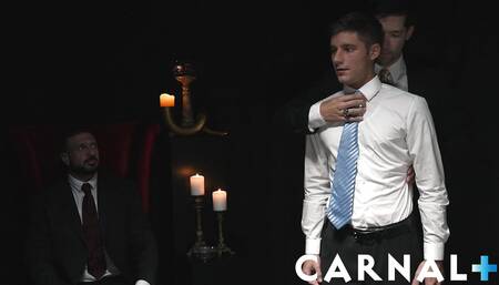 MasonicBoys Sexy suited hung top Marco Napoli barebacks a cute twink