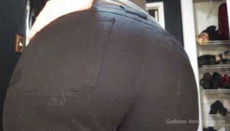 Sweaty Fart JOI in Black Work Pants WMV