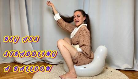 I JUMPED ON A WHITE BALLOONS WITH MY BEAUTIFUL BUTT 1080