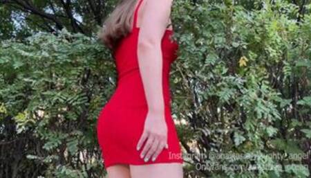 First pissing video. Public. Outside.