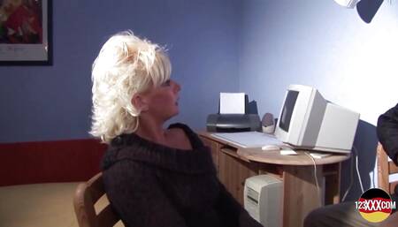 Hot German Mature Loves Young Dick