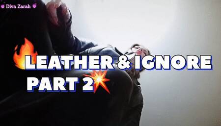 SCHWARZE LEDERHAND „DIE DAME, DIE GLOVES LIEBT“ - Volles Leder Ignore & Worship Part 2