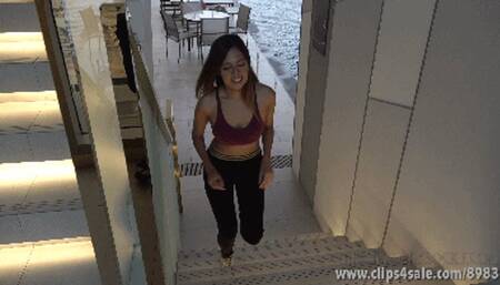 Tatiana's Sweaty Workout Feet - (Full HD 1080p Version)