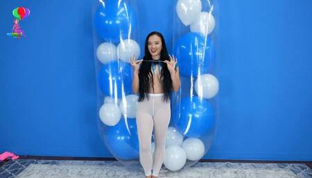 Roxy Pops Balloons Inside Inflatable Before Popping That Also HD (1920x1080)