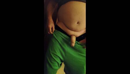 Daddy plays with his cock. Mature man masturbates in hotel room. Married daddy gets horny when he's alone