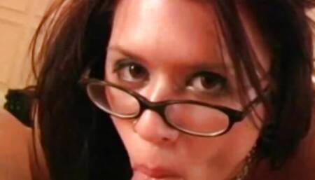 Eva Angelina With Glasses Blowjob