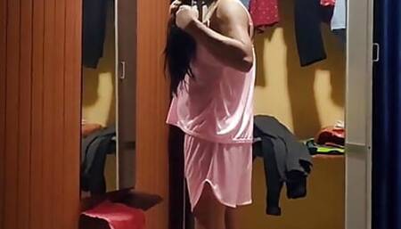 CD Junali Getting Ready for Tonight