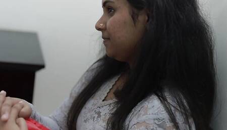 Vaishnavy hot pussy lick in skirt by Sharun Raj, Mallu couple hot pussy lick and sex, Desi mallu girl hot pussy lick romance sex