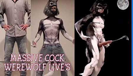 Skinny Twink Turns into a WEREWOLF and grows a Massive Cock and Shoots Big Cumshots  cosplay