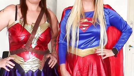 Superheroines Punish You with Their Futa Cocks