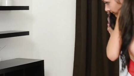 Ponygirls - Domina Diana Sky and Her Slave Patricia Big Blue Eyes