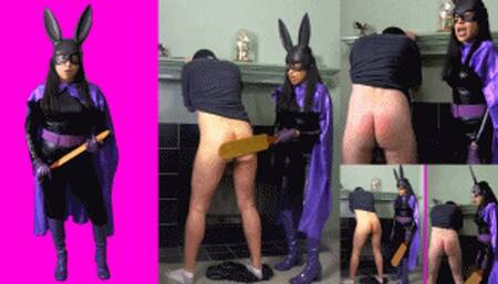 Bitch Bunny discovers one of your darkest secrets, robs you, & then paddles your ass for being a lousy husband!