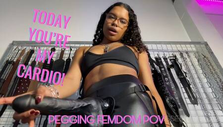 you're My cardio - FEMDOM PEGGING POV