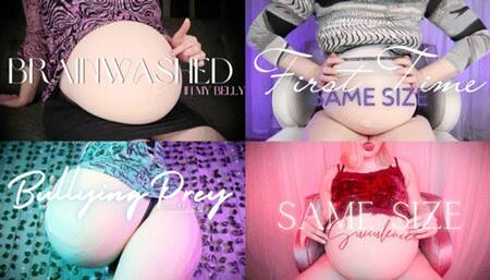 First Taste of Same Size Vore - HD - The Goddess Clue, A Compilation of a Few of My First Same Size Clips, Mesmerize, Domination, Digestion, Burping, Lipstick Fetish, Belly Fetish