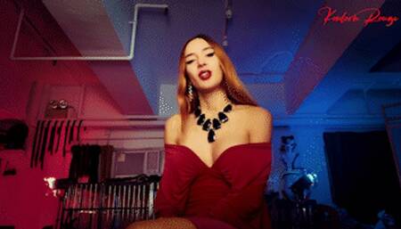 The woman who made you her dog