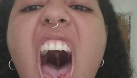 Playing with little ones in my big mouth