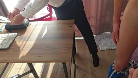 Students Came to Earn Some Money, Guys Put Their Asses Under Big Cocks Part 1