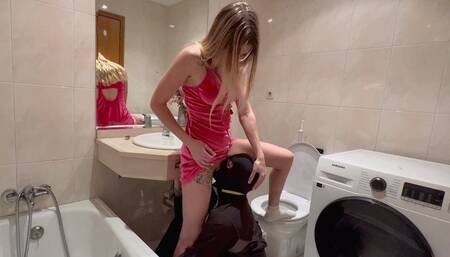 Anilingus and Cunnilingus Femdom After Toilet for Mistress Dorimills (MP4 HD 1080p)