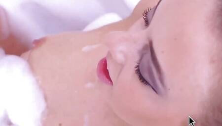 Beautiful Blonde Babe Daniella Margot Is Wet and Horny in the Bath