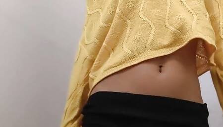 super hairy pussy became tight without sex and barely