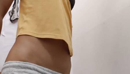 super hairy pussy became tight without sex and barely