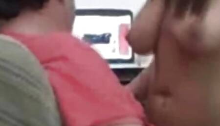 Girlfriend interrupts Boyfriend For Sex