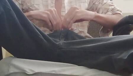 Office Guy Esteban Drippin' Cum 4u
