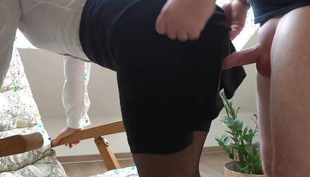 Sexy Business Woman Measuring Bosses Cock to Get a 69 Position Oral Cumshot - Projectfundiary