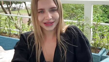 Cock pleasures with a pretty blonde chick