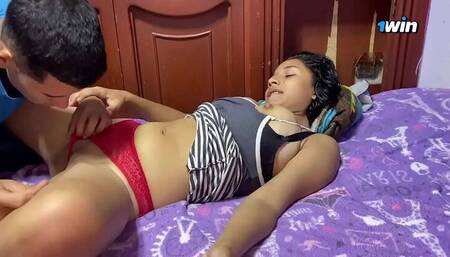 Hard Fucking with Stepbrother Makes Me Cum Fast