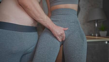 Secret Taboo Sex With Stepmom In Leggings After The Gym! 4k