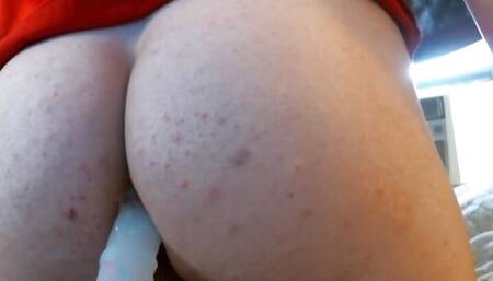 am37hy57 red nighty dildo ride part 2