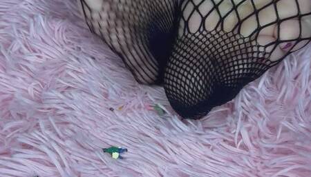 Tinies Trapped in Fishnets!