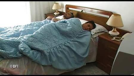 Horny girls enters a massage parlor and they slowly strip