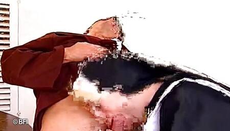 Blonde nun gets anally screwed from her fucker