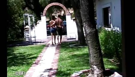 Asian hairy pussy brunette for blowy outdoor and fucking indoor