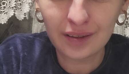 Anna Sparkle is having the worse smokers cough and cold