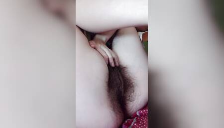 Really hairy pussy. Closeup. Pussy how it should be. Big pussy lips. Thickforest.