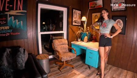 MYA Becomes Greasy Roses Foot Bitch