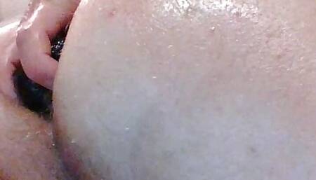 oiled sissy close up pussy play pt. 2