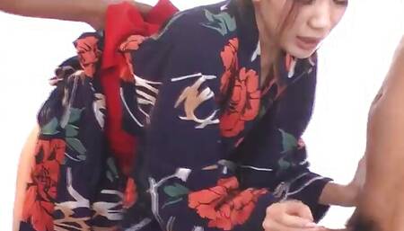 Experience the best and most kinky Japanese blowage with 2 hard penises featuring the spectacular Kaori Maeda - JAV!