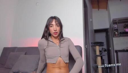 Hot Ts Chick Ass Spanking And Masturbating In Her Kitchen