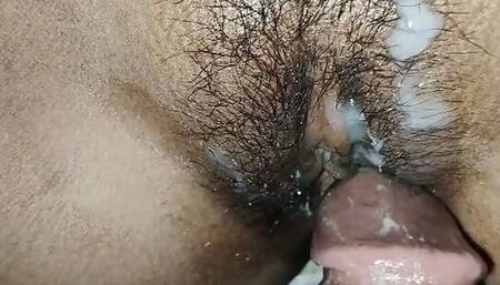 Husband wife romance in bedroom