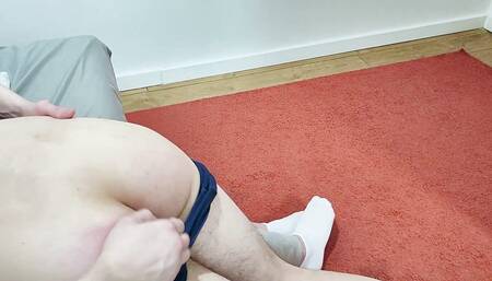 Slapping My Naughty Boy  Ends in a Messy Finish????