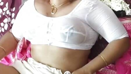 Cheating desi bhabhi in wet white blouse tits bouncing quick fuck