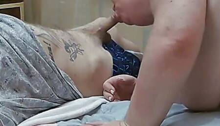 mother-in-law loves when my dick is in her mouth