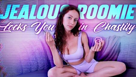 Jealous Roomie Locks You in Chastity – Tease by Goddess Nikki Kit