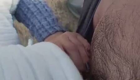 Este señor me cogió por sorpresa haciendo pipí y le di las gracias así