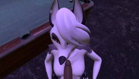 HELLUVA BOSS Black guy fucked mouth pregnant Loona